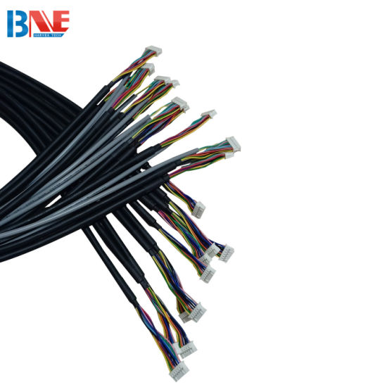 Custom Black Terminal Wire Harness with Connector Cable