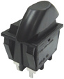 Illuminated or Non-Lighted, Splash-Proof Cover Rocker Switch