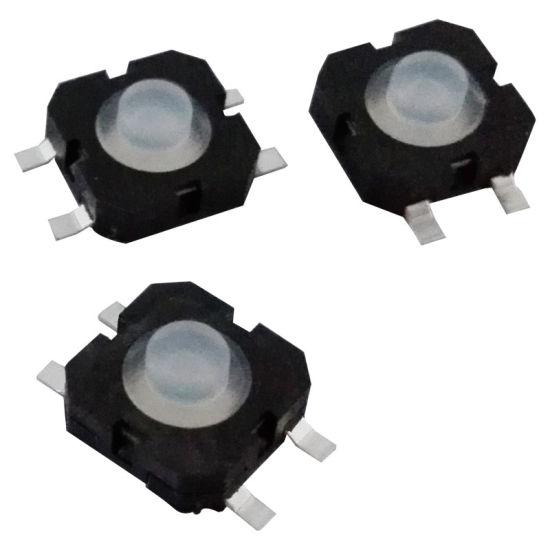 SGS Electronic Illuminated 4pins Metal Dust-Proof Waterproof Tact Switch