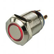 Mini Anti-Vandal Switches, 3A 250VAC, Illuminated or Non-Illuminated