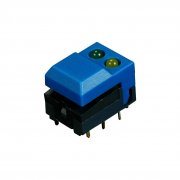 Blue Color with 2 LEDs Tiny Pushbutton Switches