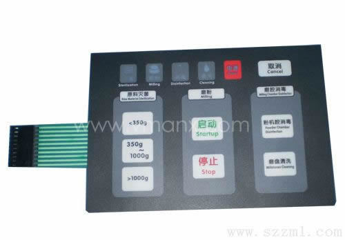 Non-Tactile Membrane Circuit Switch