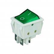 Double Pole Rocker Switches up to 20A 125VAC